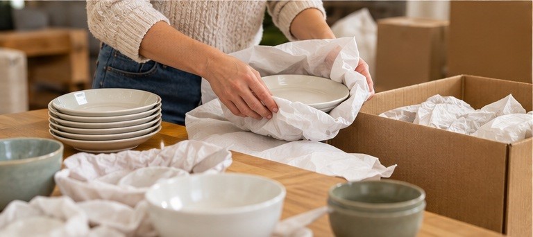 Pack everyday items yourself and ask for assistance with fragile belongings if needed.